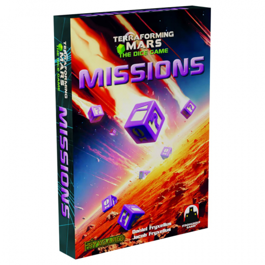 Terraforming Mars: The Dice Game - Missions (Exp.) i gruppen SELSKABSSPIL / Spilserier / Terraforming Mars hos Spelexperten (FRY1049)