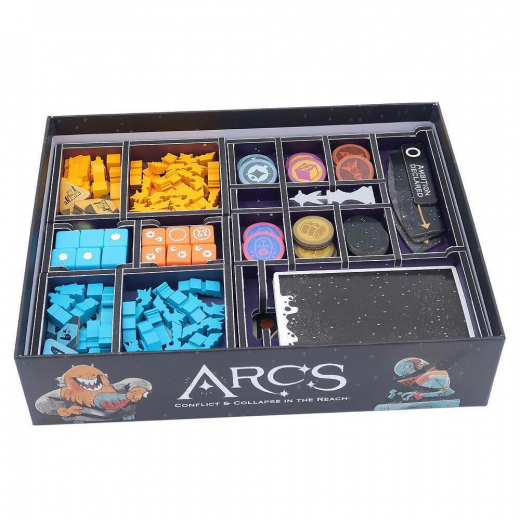 Folded Space Insert - Arcs + Expansions i gruppen SELSKABSSPIL / Tilbehør / Inserts & Organizers hos Spelexperten (FS-ARCS)