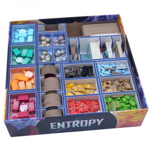 Folded Space Colour Insert - Entropy i gruppen SELSKABSSPIL / Tilbehør / Inserts & Organizers hos Spelexperten (FS-ENTROPY)