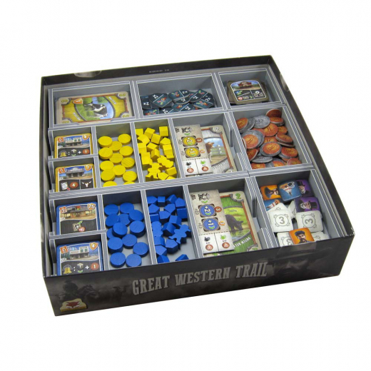 Folded Space Insert - Great Western Trail + Expansion i gruppen SELSKABSSPIL / Tilbehør / Inserts & Organizers hos Spelexperten (FS-GWTv2)