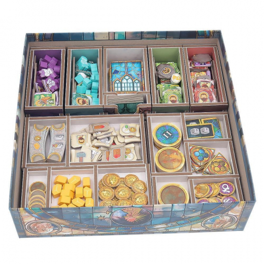 Folded Space Insert - Orloj: The Prague Astronomical Clock i gruppen SELSKABSSPIL / Tilbehør / Inserts & Organizers hos Spelexperten (FS-ORLOJ)