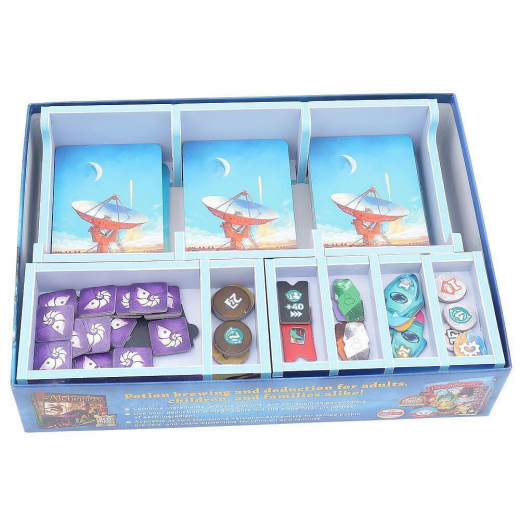 Folded Space Insert - SETI: Space Agencies i gruppen SELSKABSSPIL / Tilbehør / Inserts & Organizers hos Spelexperten (FS-SETI-SA)