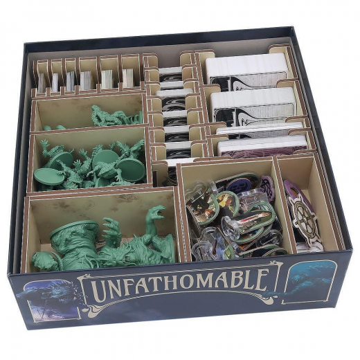 Folded Space Insert - Unfathomable + expansion i gruppen SELSKABSSPIL / Tilbehør / Inserts & Organizers hos Spelexperten (FS-UNFATH)