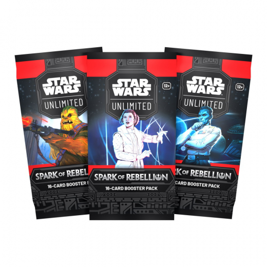 Star Wars: Unlimited - Spark of Rebellion Booster Pack i gruppen SELSKABSSPIL / Kortspil hos Spelexperten (FSWH0101-BOS)