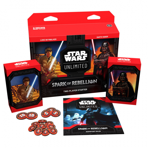 Star Wars: Unlimited - Spark of Rebellion Two-Player Starter i gruppen SELSKABSSPIL / Kortspil hos Spelexperten (FSWH0103)