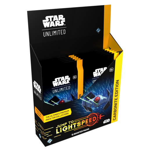 Star Wars: Unlimited - Jump to Lightspeed Carbonite Booster Display i gruppen Nyheder hos Spelexperten (FSWH0405-DIS)