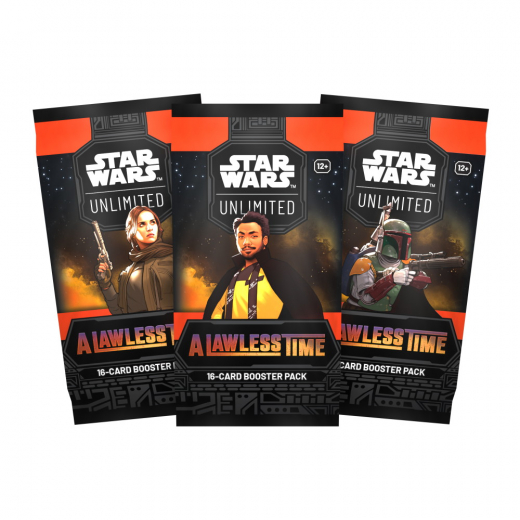 Star Wars: Unlimited - A Lawless Time Booster Pack i gruppen SELSKABSSPIL / Kortspil hos Spelexperten (FSWH0701-BOS)