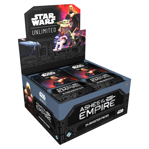 Star Wars: Unlimited - Ashes of the Empire Booster Display i gruppen SELSKABSSPIL / Kortspil hos Spelexperten (FSWH0802-DIS)