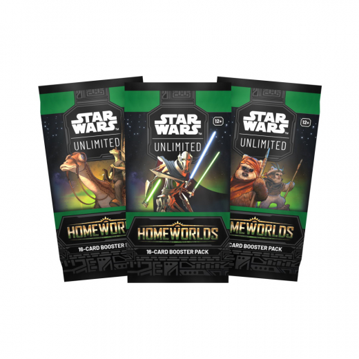Star Wars: Unlimited - Homeworlds Booster Pack i gruppen SELSKABSSPIL / Spilserier / hos Spelexperten (FSWH0902-BOS)