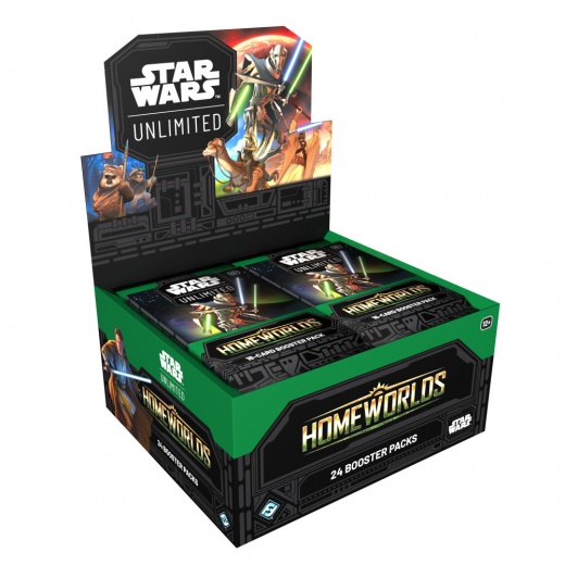 Star Wars: Unlimited - Homeworlds Booster Display i gruppen SELSKABSSPIL / Spilserier / hos Spelexperten (FSWH0902-DIS)