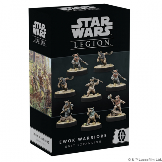 Star Wars: Legion - Ewok Warriors Unit (Exp.) i gruppen SELSKABSSPIL / Udvidelser hos Spelexperten (FSWL109)