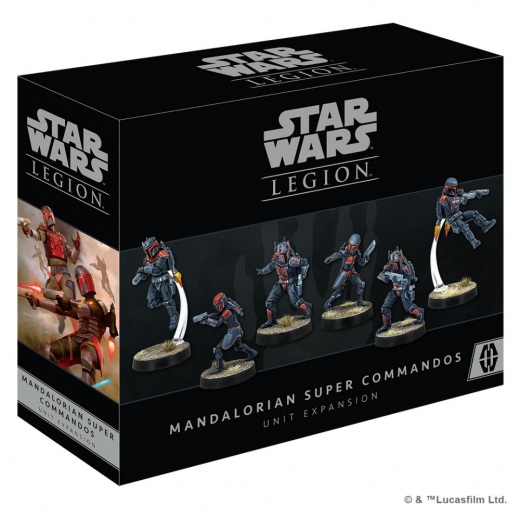 Star Wars: Legion - Mandalorian Super Commandos (Exp.) i gruppen SELSKABSSPIL / Udvidelser hos Spelexperten (FSWL94)