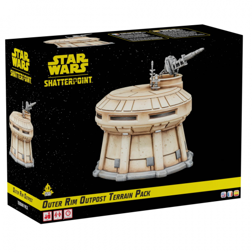Star Wars: Shatterpoint - Outer Rim Outpost Terrain Pack (Exp.) i gruppen SELSKABSSPIL / Spilserier / Star Wars Shatterpoint hos Spelexperten (FSWP60)