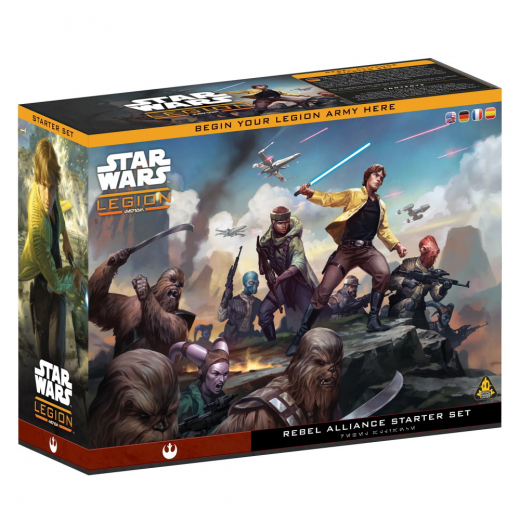 Star Wars: Legion - Rebel Alliance Starter Set (Exp.) i gruppen SELSKABSSPIL / Spilserier / Star Wars Legion hos Spelexperten (FSWQ01)