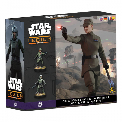 Star Wars: Legion - Customizable Imperial Officer & Agent (Exp.) i gruppen SELSKABSSPIL / Spilserier / Star Wars Legion hos Spelexperten (FSWQ09)