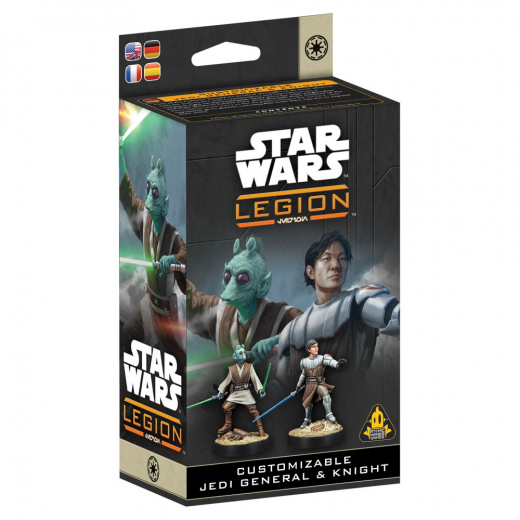 Star Wars: Legion - Customizable Jedi General & Knight (Exp.) i gruppen SELSKABSSPIL / Spilserier / Star Wars Legion hos Spelexperten (FSWQ20)