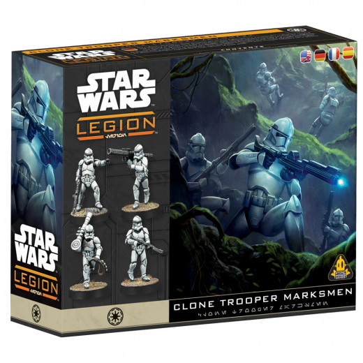 Star Wars: Legion - Clone Trooper Marksmen (Exp.) i gruppen SELSKABSSPIL / Spilserier / Star Wars Legion hos Spelexperten (FSWQ23)