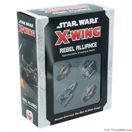 Star Wars: X-Wing - Rebel Alliance Squadron Starter Pack (Exp.) i gruppen SELSKABSSPIL / Spilserier / Star Wars X-Wing hos Spelexperten (FSWZ106)