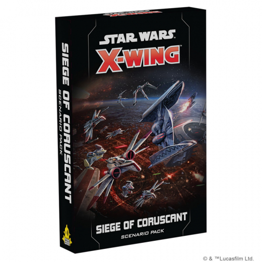 Star Wars: X-Wing - Siege of Coruscant Scenario Pack  (Exp.) i gruppen SELSKABSSPIL / Udvidelser hos Spelexperten (FSWZ95)