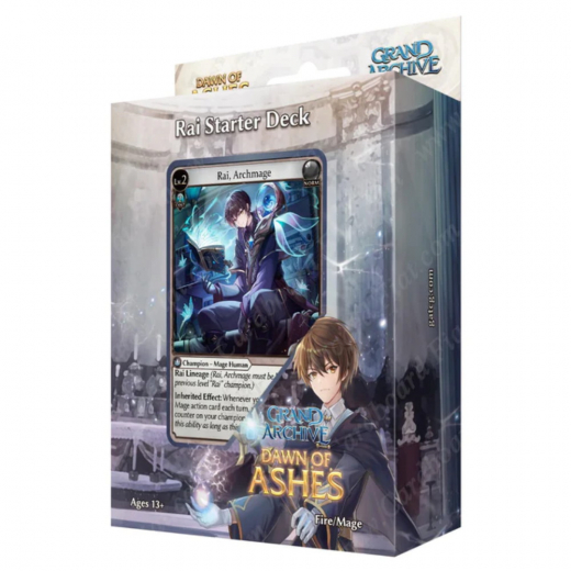 Grand Archive TCG: Dawn of Ashes Starter - Rai i gruppen SELSKABSSPIL / Kortspil hos Spelexperten (GA23S1-EN-RAI)