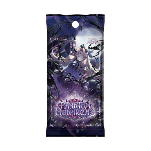 Grand Archive TCG: Phantom Monarchs First Edition Booster Pack i gruppen SELSKABSSPIL / Kortspil hos Spelexperten (GA25B8-EN-BOS)