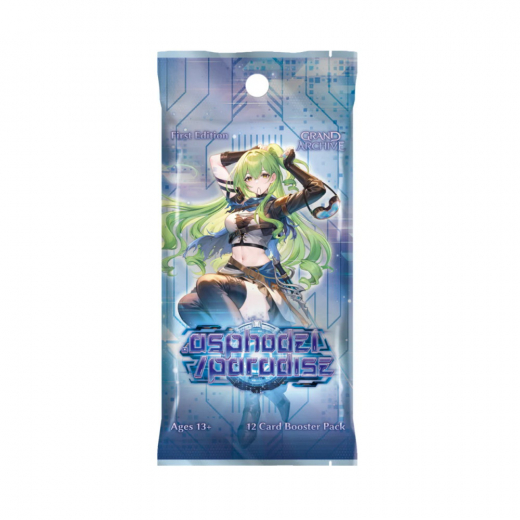 Grand Archive TCG: .asphodel/paradis First Edition Booster Pack i gruppen SELSKABSSPIL / Kortspil hos Spelexperten (GA26B10-EN-BOS)