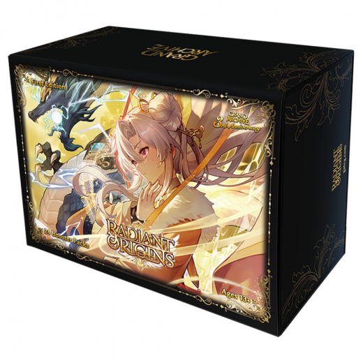 Grand Archive TCG: Radiant Origins First Edition Booster Display i gruppen SELSKABSSPIL / Kortspil hos Spelexperten (GA26B9-EN-DIS)