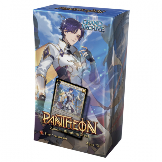 Grand Archive TCG: Pantheon Deck - Zander Blinding Steel i gruppen SELSKABSSPIL / Kortspil hos Spelexperten (GA26RDOPD-EN-ZAN)