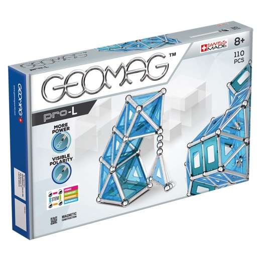 Geomag Pro-L 110 dele i gruppen LEGETØJ / Byggeklodser / Geomag hos Spelexperten (GEO024)