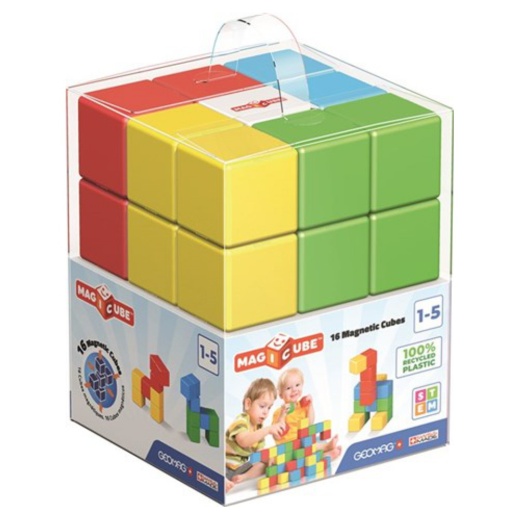 Geomag Magicube Green Line 16 Bitar i gruppen  hos Spelexperten (GEO1055)