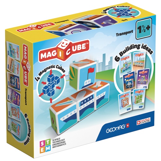 Geomag Magicube Transport i gruppen LEGETØJ / Byggeklodser / Geomag hos Spelexperten (GEO122)