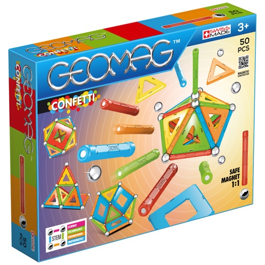Geomag Confetti 50 dele i gruppen  hos Spelexperten (GEO352)