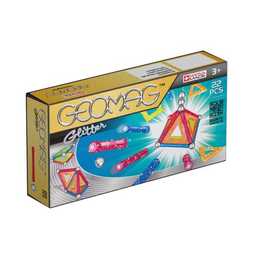 Geomag Glitter 22 dele i gruppen LEGETØJ / Byggeklodser / Geomag hos Spelexperten (GEO530)