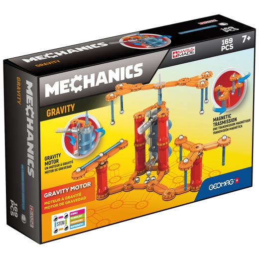 Geomag Gravity Motor 169 dele i gruppen LEGETØJ / Byggeklodser / Geomag hos Spelexperten (GEO773)