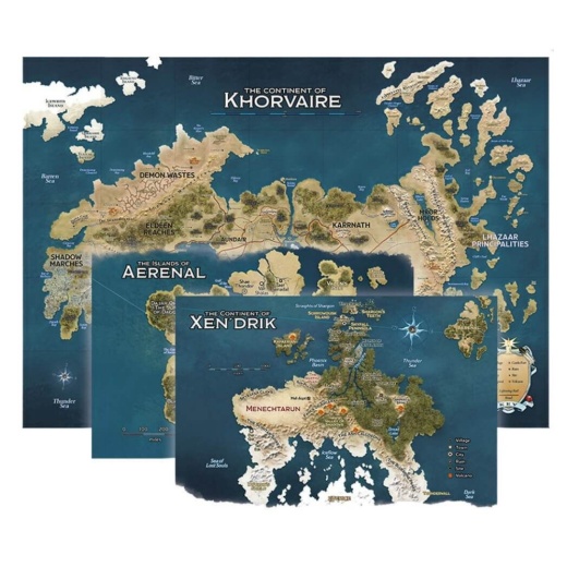 Dungeons & Dragons: Eberron Map Set i gruppen SELSKABSSPIL / Rollespil / Dungeons & Dragons hos Spelexperten (GF072794)