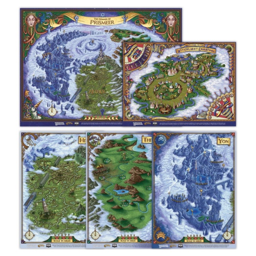 Dungeons & Dragons: The Wild Beyond the Witchlight Map Set i gruppen SELSKABSSPIL / Rollespil / Dungeons & Dragons hos Spelexperten (GF072807)