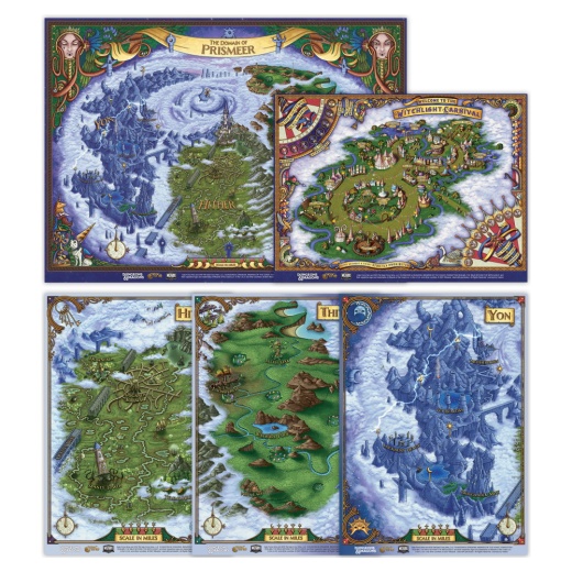 Dungeons & Dragons: The Wild Beyond the Witchlight Map Set i gruppen  hos Spelexperten (GF072807)