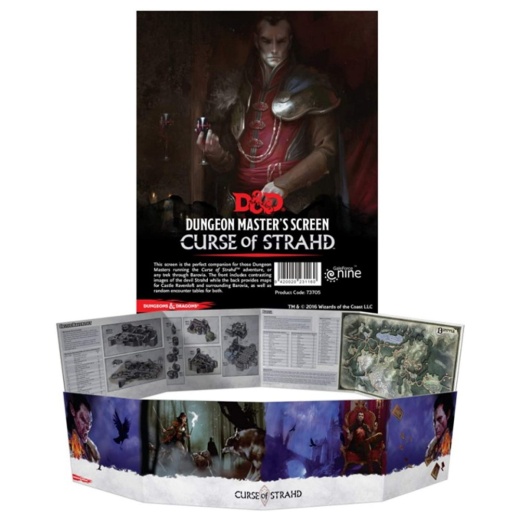 Dungeons & Dragons: Curse of Strahd DM Screen i gruppen SELSKABSSPIL / Rollespil / Dungeons & Dragons hos Spelexperten (GF073705)