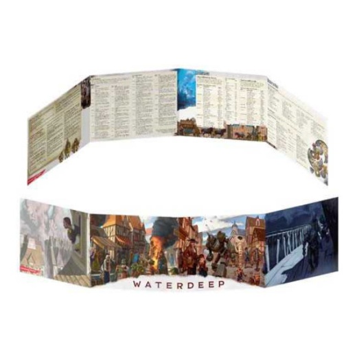 Dungeons & Dragons: Waterdeep - Dragon Heist DM Screen i gruppen SELSKABSSPIL / Rollespil / Dungeons & Dragons hos Spelexperten (GF073709)