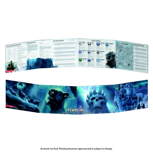 Dungeons & Dragons: Icewind Dale DM Screen i gruppen  hos Spelexperten (GF073714)