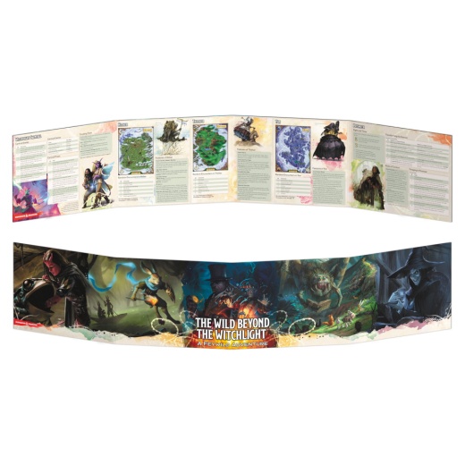 Dungeons & Dragons: The Wild Beyond the Witchlight DM Screen i gruppen SELSKABSSPIL / Rollespil / Dungeons & Dragons hos Spelexperten (GF073715)