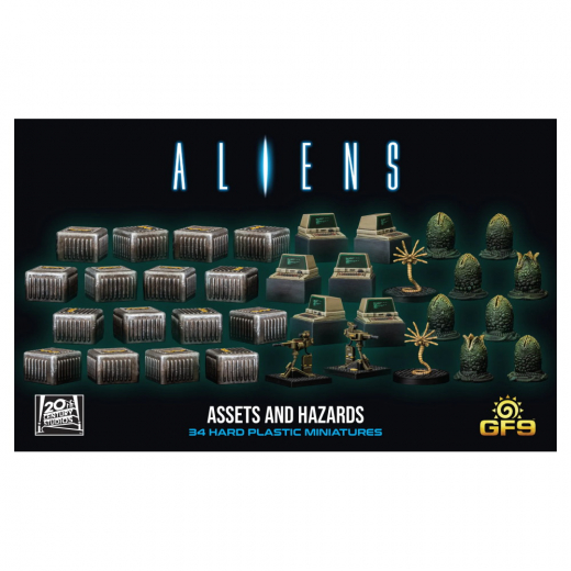 Aliens: Assets and Hazards (Exp.) i gruppen SELSKABSSPIL / Tilbehør / Andet hos Spelexperten (GFALIEN15)