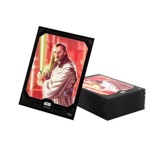 GameGenic Art Sleeves 64 x 90 mm - Qui-Gon Jinn i gruppen SELSKABSSPIL / Tilbehør / Sleeves hos Spelexperten (GGS15092ML)