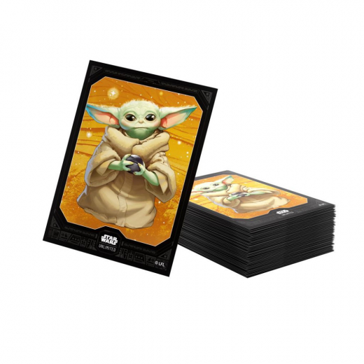 GameGenic Art Sleeves 64 x 90 mm - Grogu i gruppen SELSKABSSPIL / Tilbehør / Sleeves hos Spelexperten (GGS15094ML)