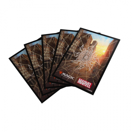 Magic Art Sleeves 64 x 90 mm - Spider-Man Plains i gruppen SELSKABSSPIL / Tilbehør / Sleeves hos Spelexperten (GGS15115ML)
