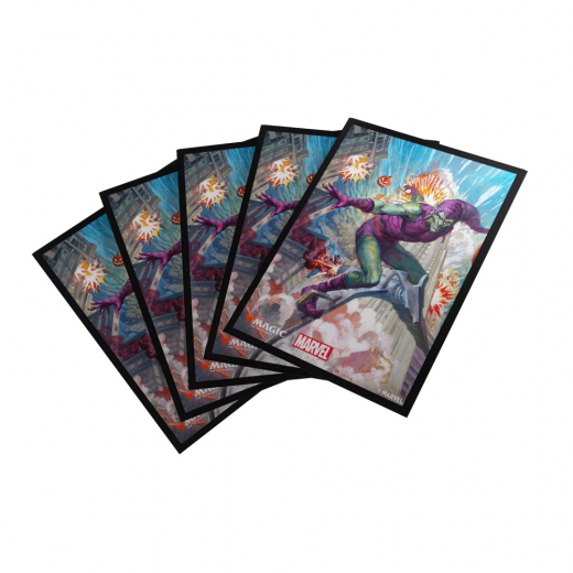 Magic Art Sleeves 64 x 90 mm - Spider-Man Green Goblin i gruppen SELSKABSSPIL / Tilbehør / Sleeves hos Spelexperten (GGS15121ML)