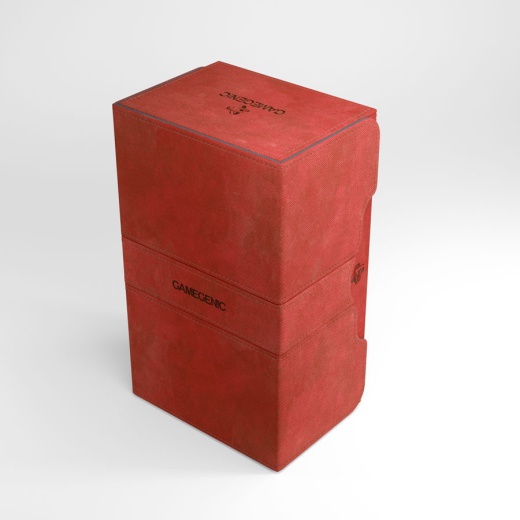 GameGenic Stronghold 200+ Convertible Deck Box (Red) i gruppen SELSKABSSPIL / Tilbehør / Opbevaring hos Spelexperten (GGS20027ML)