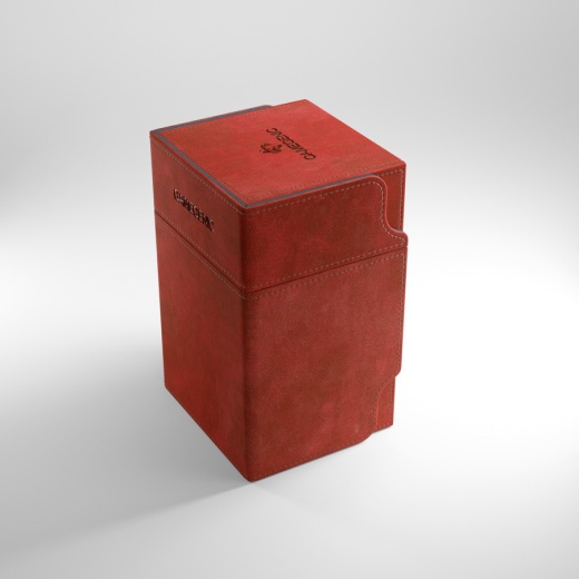 GameGenic Watchtower 100+ Convertible Deck Box (Red) i gruppen SELSKABSSPIL / Tilbehør / Opbevaring hos Spelexperten (GGS20039ML)