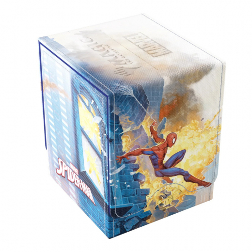 Magic Squire PLUS 100+ XL Convertible Deck Box - Spider-Man i gruppen SELSKABSSPIL / Tilbehør / Opbevaring hos Spelexperten (GGS20250ML)