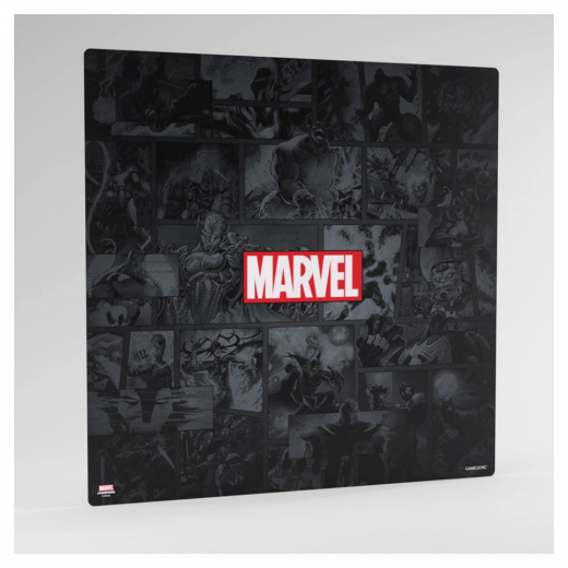 GameGenic Game Mat XL: Marvel Champions - Black i gruppen SELSKABSSPIL / Tilbehør hos Spelexperten (GGS40031ML)